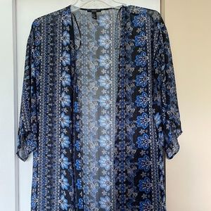 Forever 21 Blue Kimono